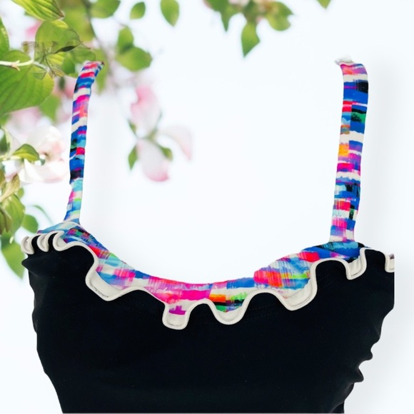 PROFILE by Gottex Ruffle Edge Underwire Top 32D - Picture 4 of 6